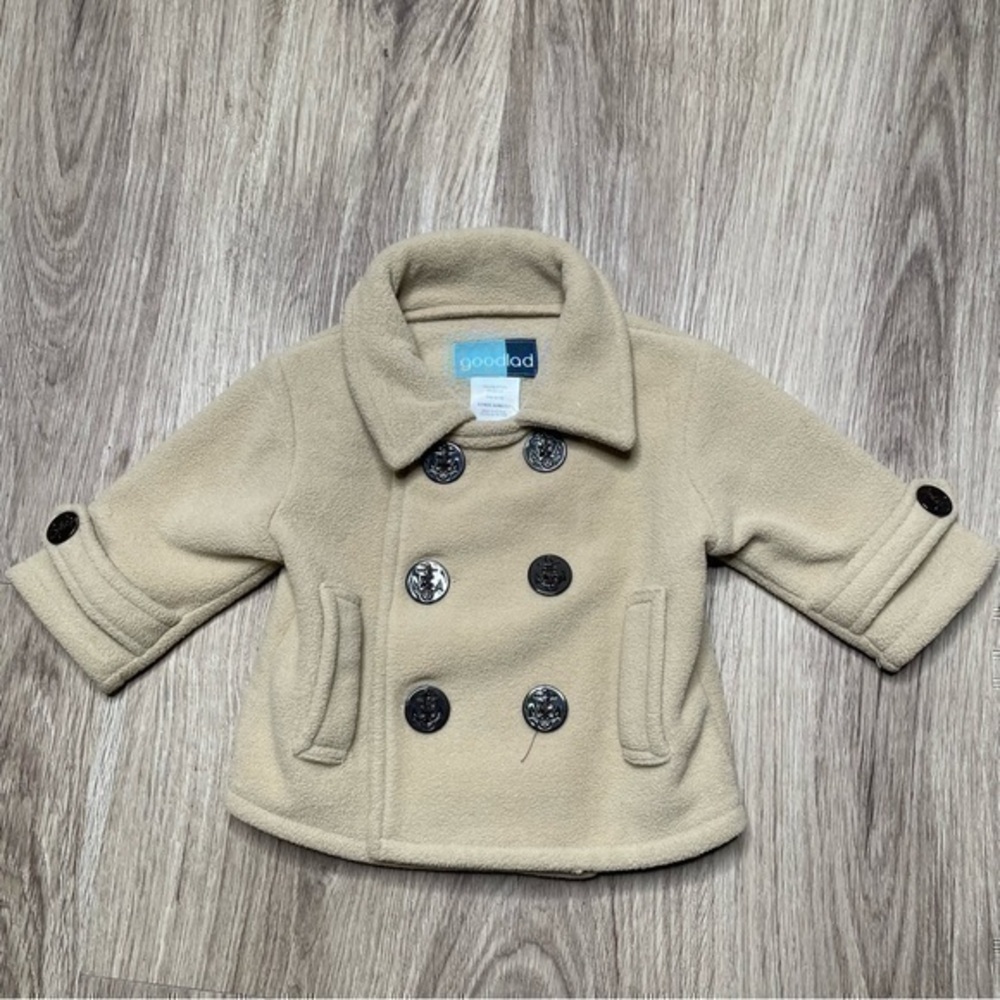 Pea Coat - Good Lad | Baby Size 6 - 9 months | Tan Brown